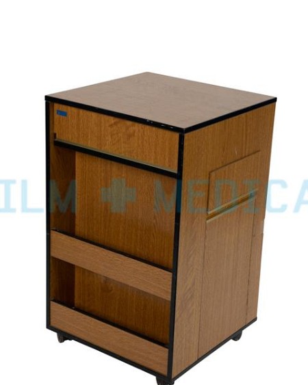 Hospital Bedside Cabinet in Oak Veneer